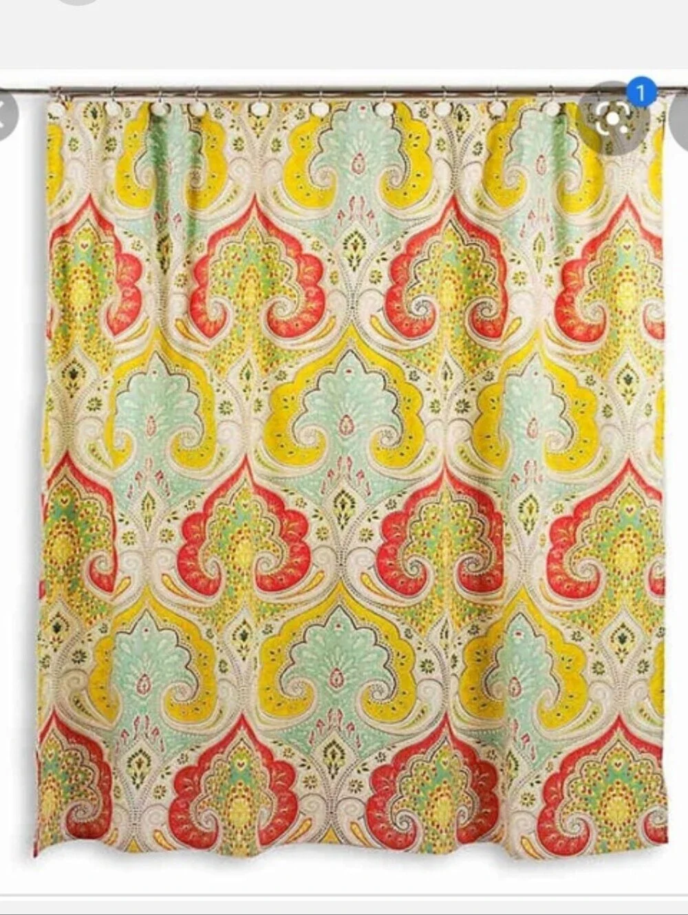 Echo Jaipur Shower Curtain Boho Cotton 72x72